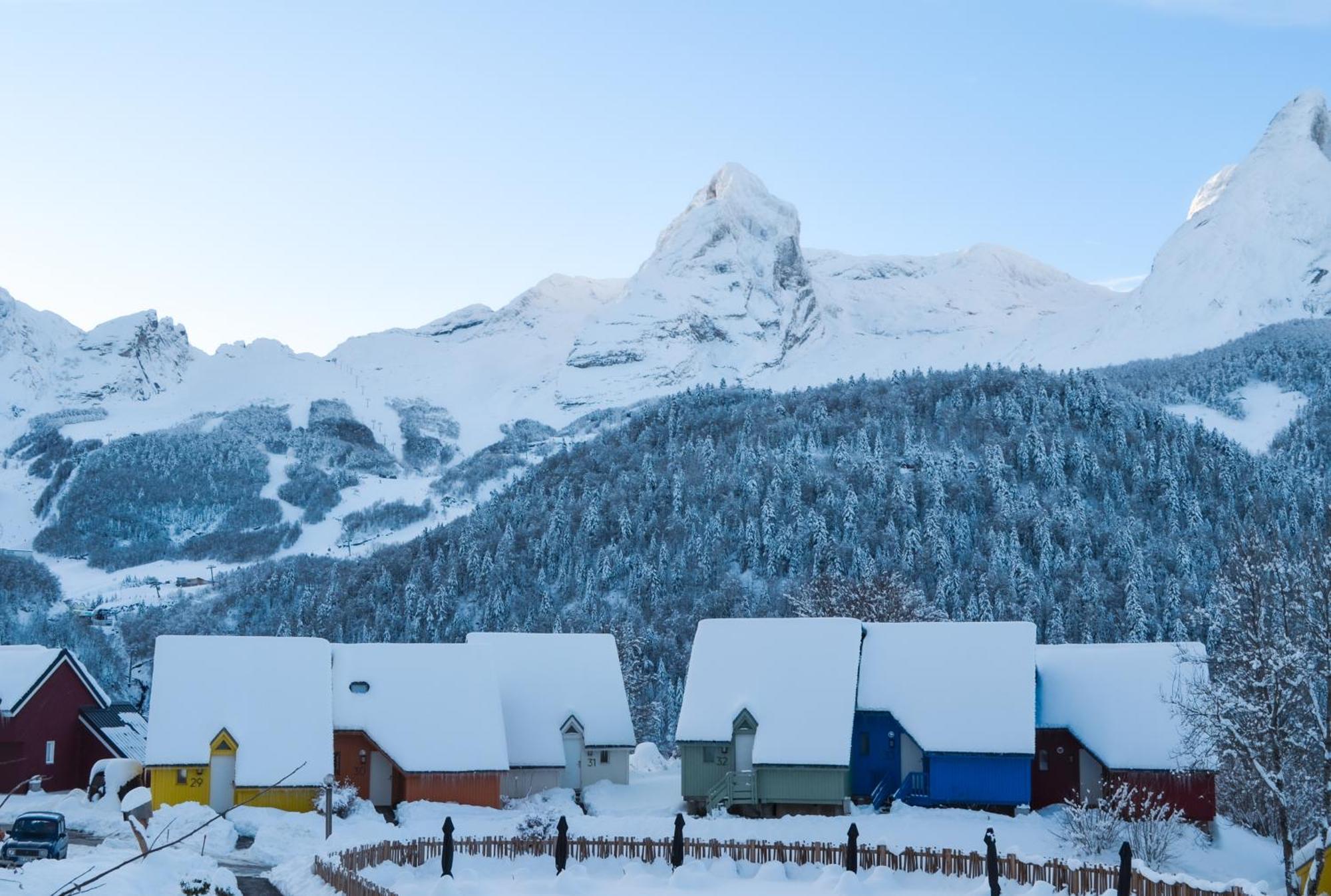 Iskoe Chalets-Hoetel, Col D'Aubisque Gourette Esterno foto